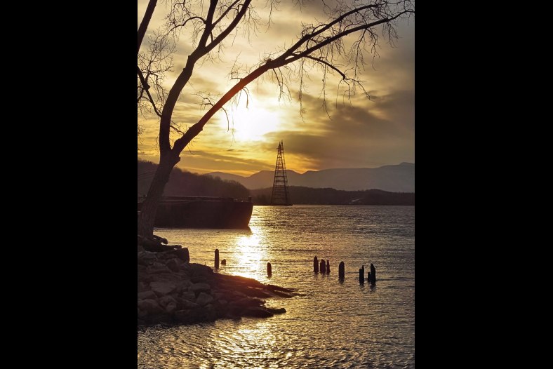 Mid- Winter on the Hudson